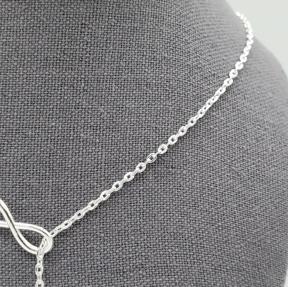 Infinity Cross Necklace - Picture 2 of 6